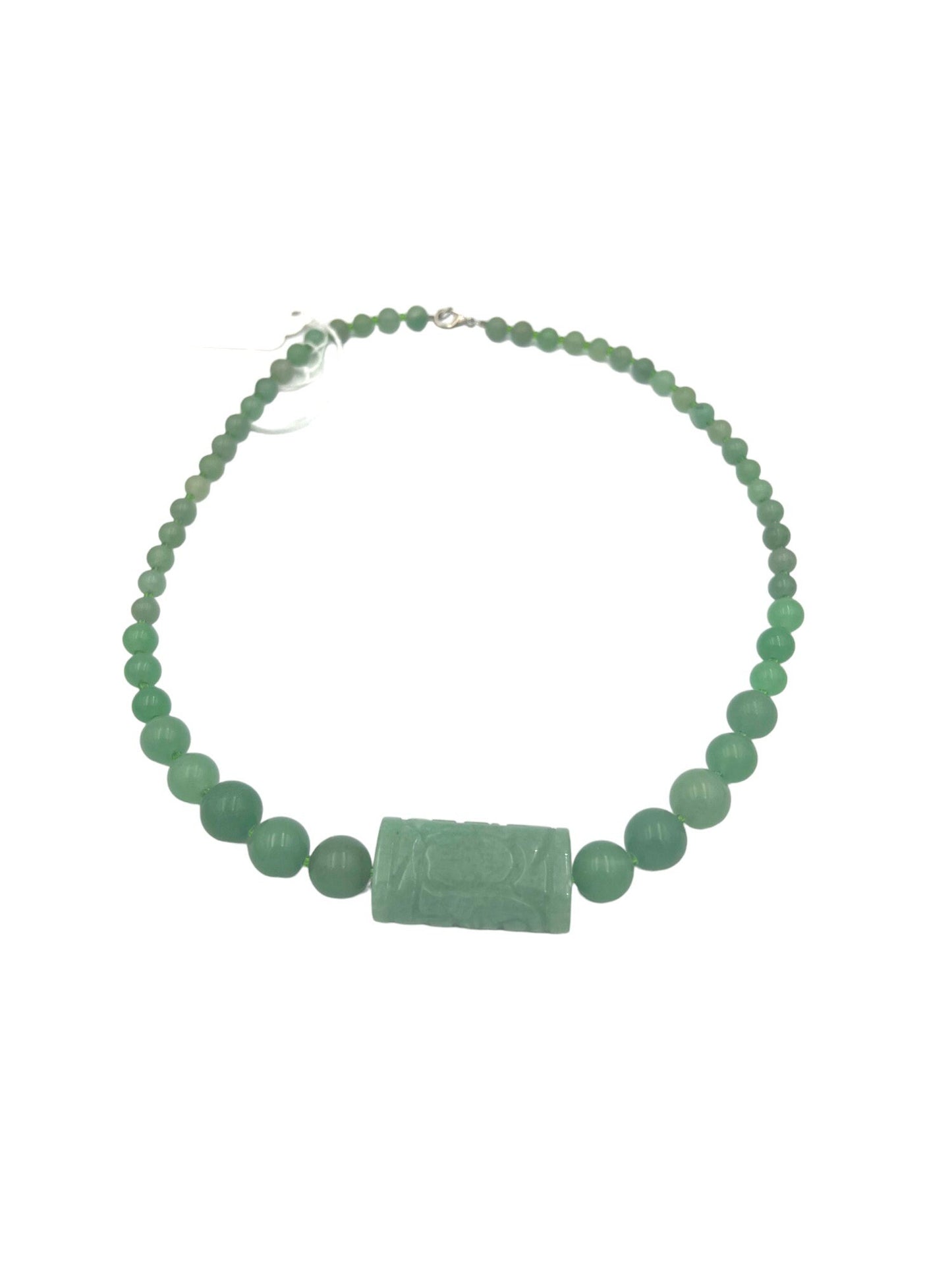 Vintage Beaded Jade Necklace