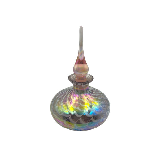 Vintage Iridescent Perfume Decanter Bottle