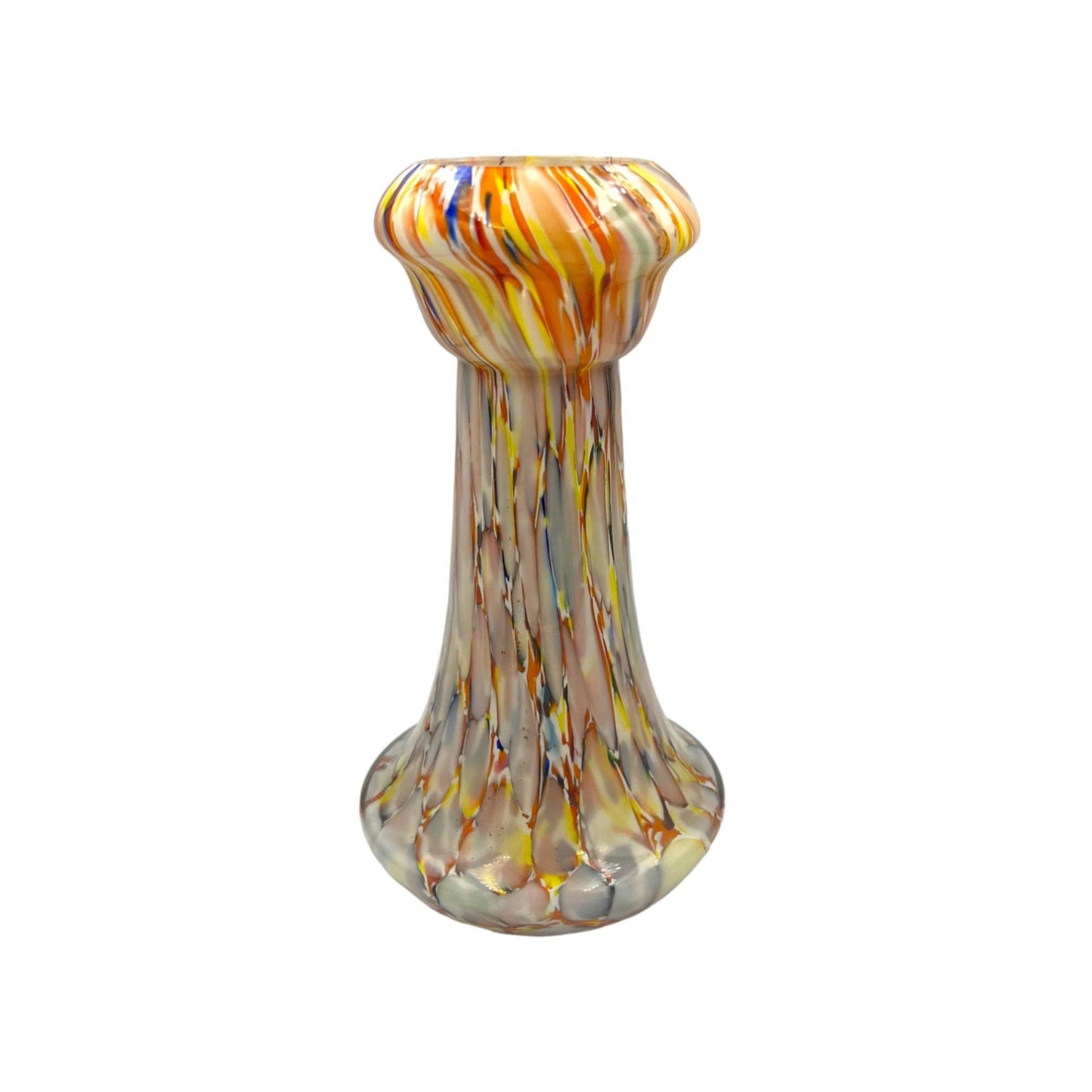 Vintage Hand Blown Czach Bohemian Glass Vase