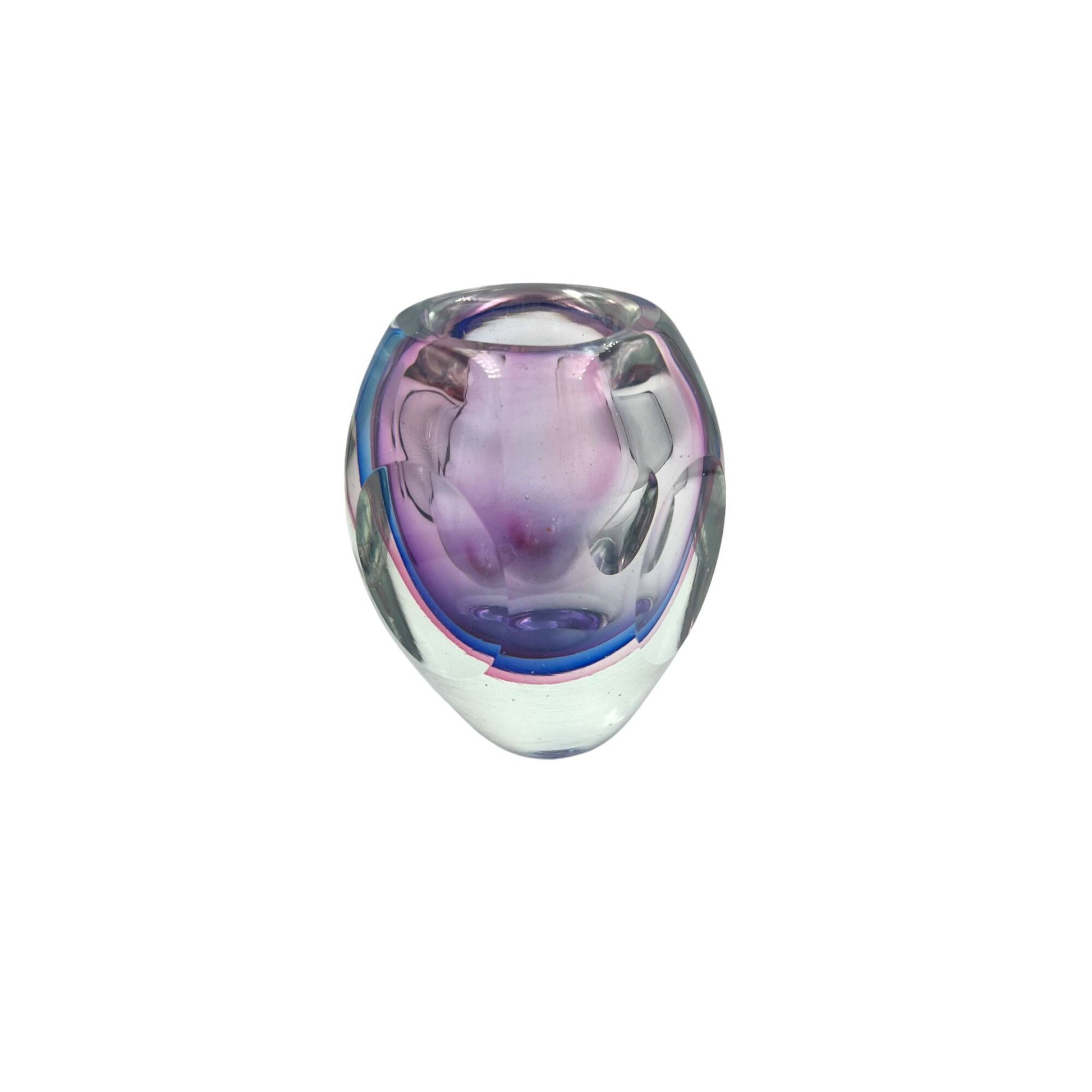 Vintage Iridescent Purple Vase