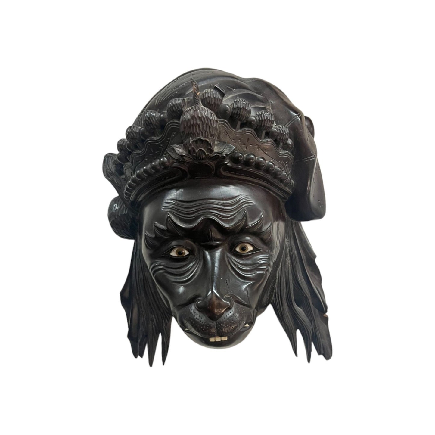 Antique Artifact Mask Hand Carved