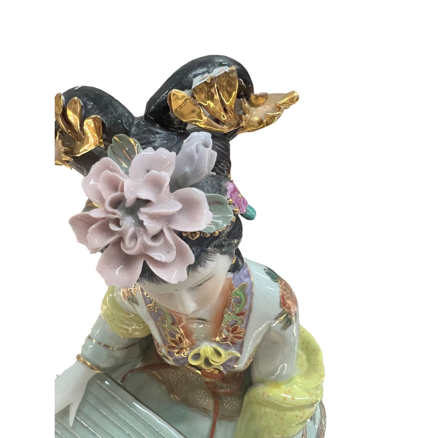 Vintage Geisha Porcelain Figurine "Maiden of the Lilting Song"