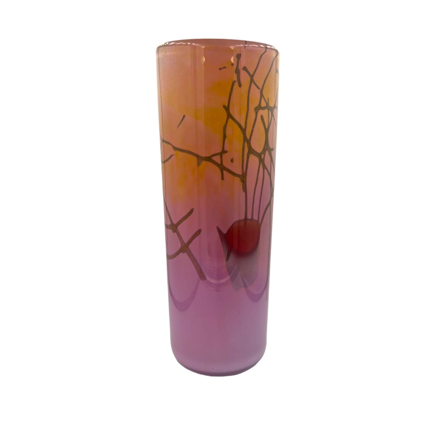 Vintage Signed Steve Nolan Abstract Vase