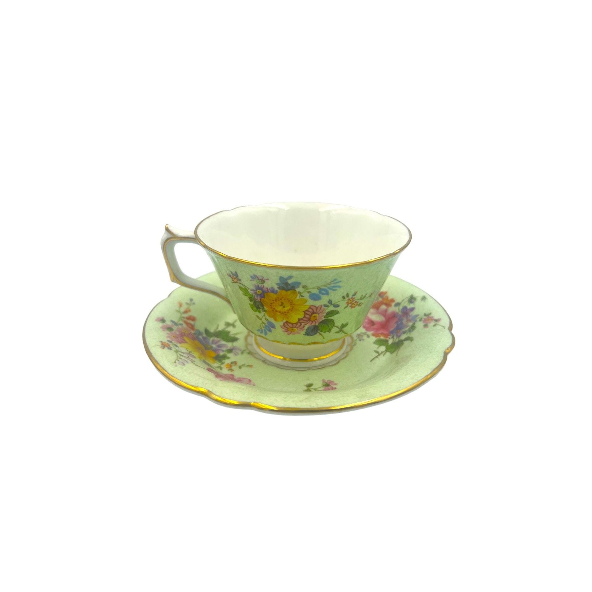 Royal Crown England Teacup and Saucer Set