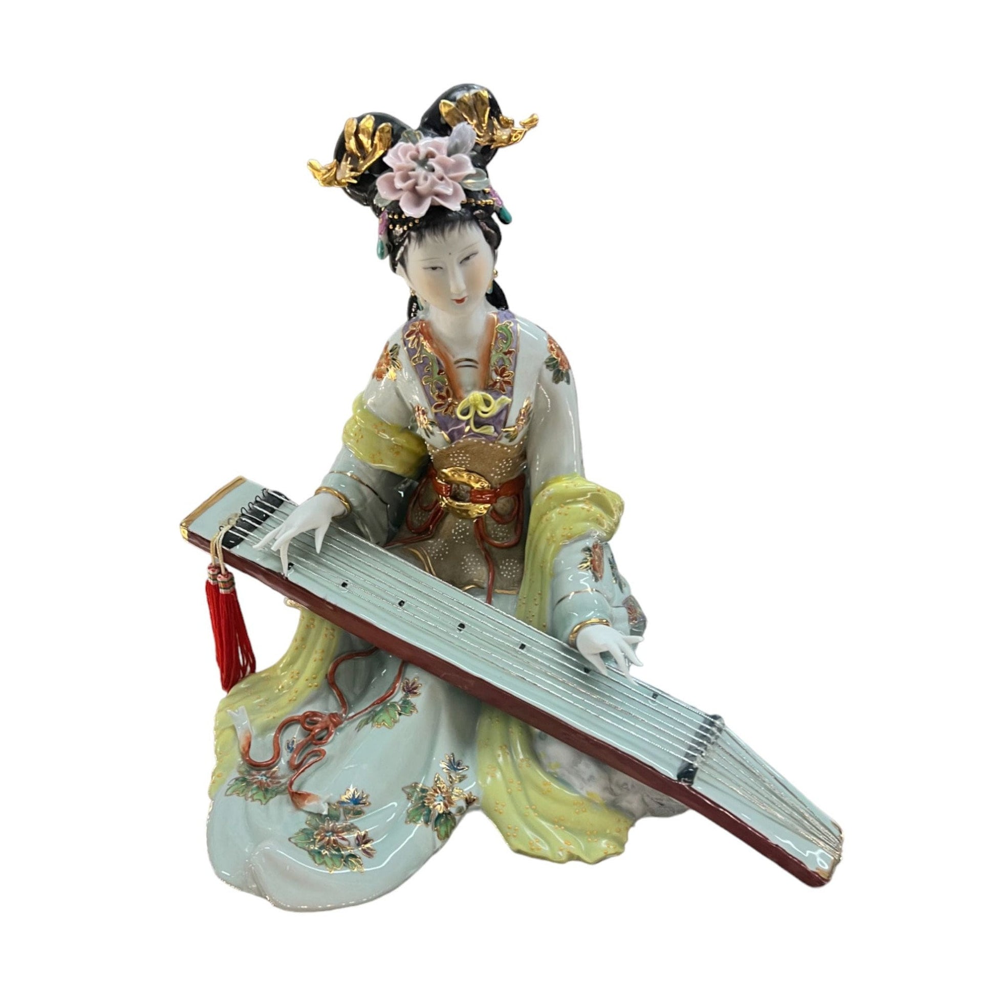 Vintage Geisha Porcelain Figurine "Maiden of the Lilting Song"