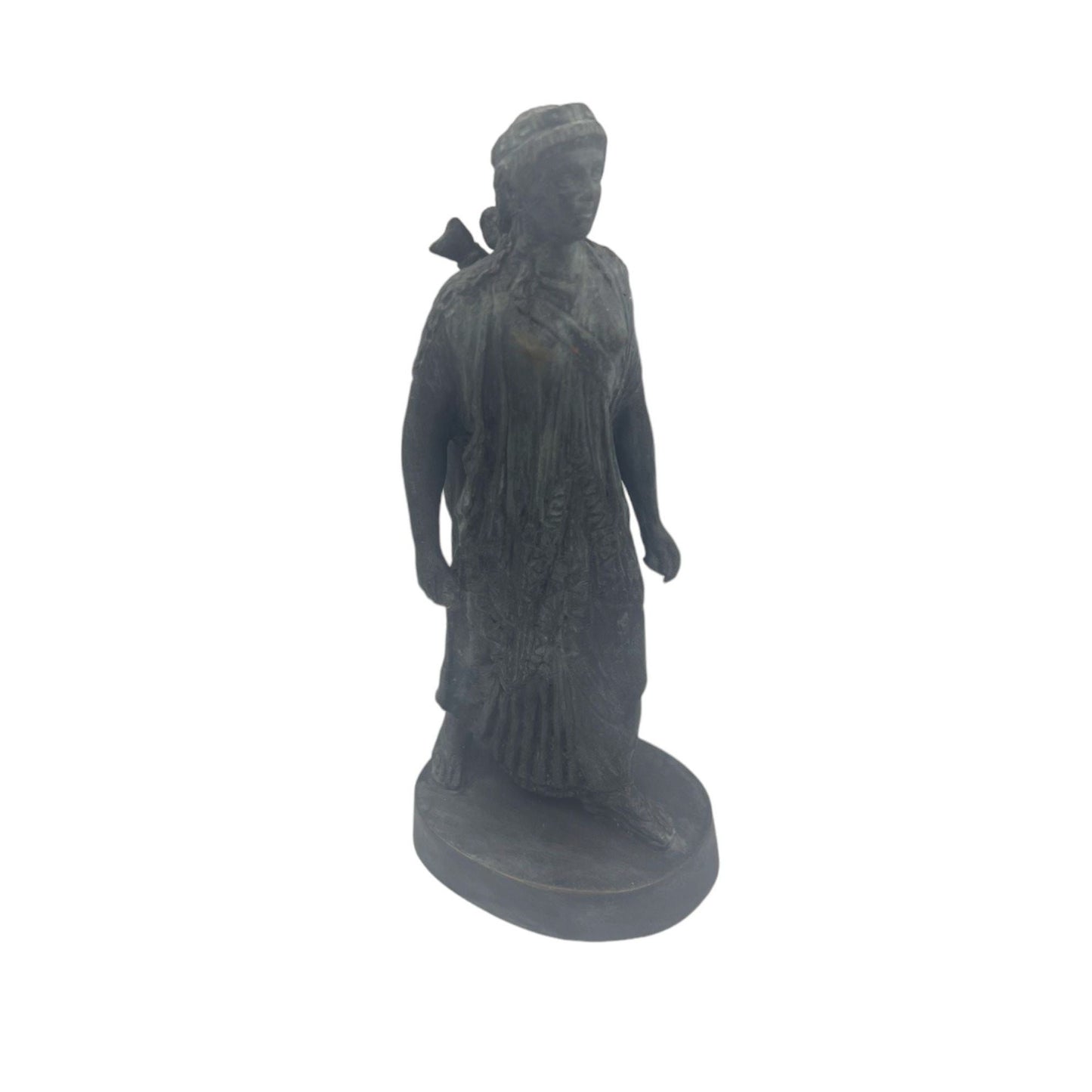 Vintage Medium Stone Artetis Goddess Sculpture