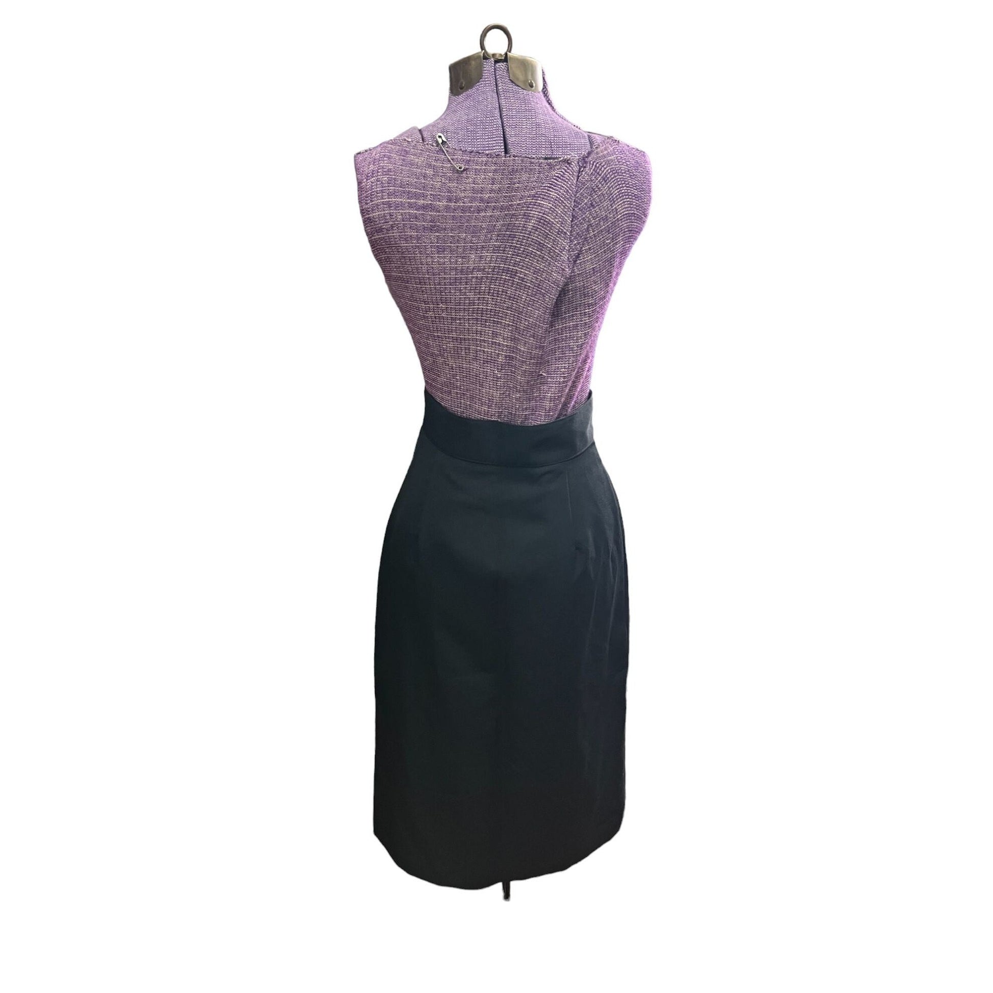 Vintage Black Wrap Skirt