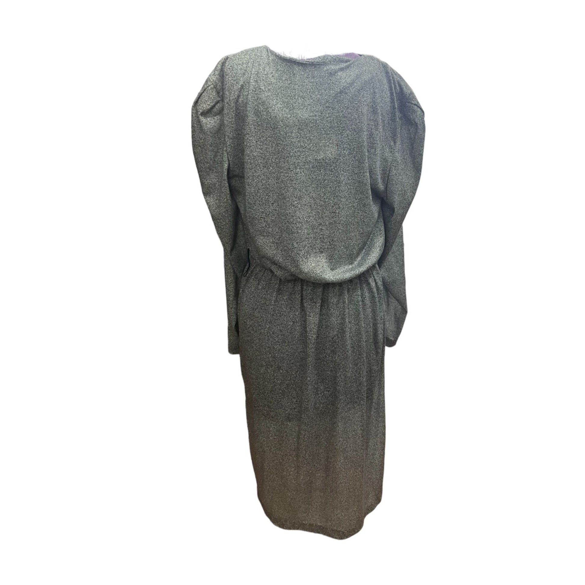 Vintage Gray Tri blend 80s Dress