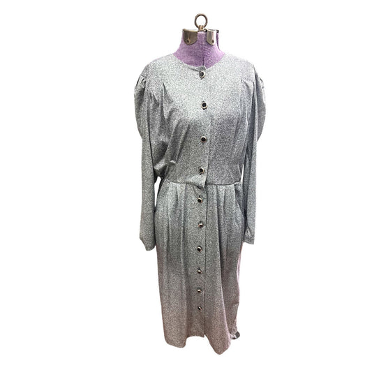 Vintage Gray Tri blend 80s Dress