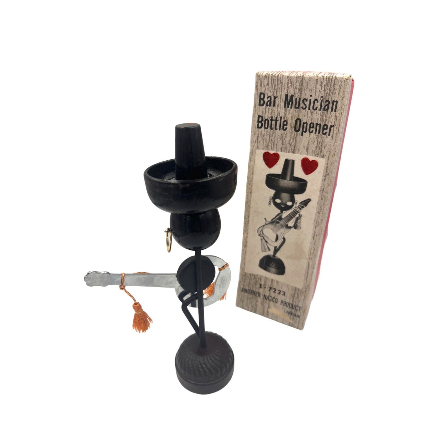 Vintage Bar Musician Bottle Opener by Nasco Japan