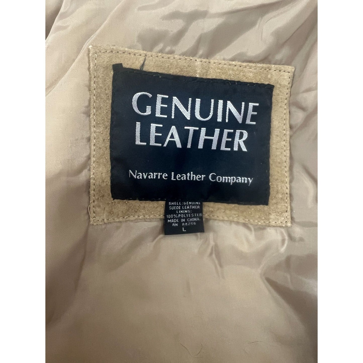 Vintage Tan Genuine Leather Penny Lane Jacket Large