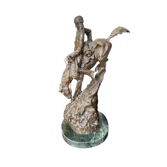 Vintage Fredrick Remington Bronze "Mountain Man" Sculpture