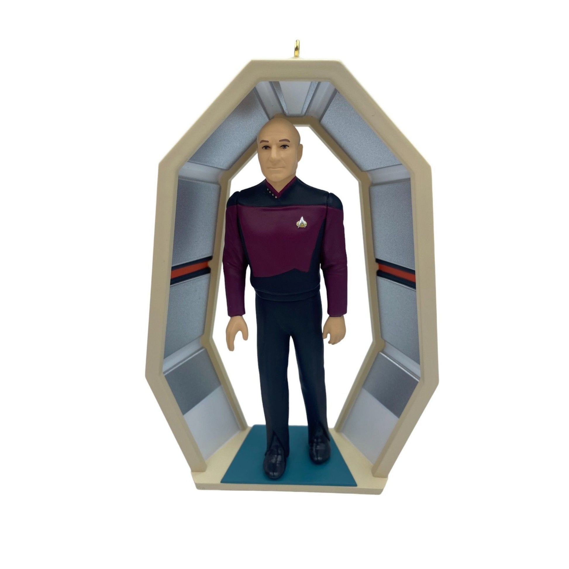 Keepsake Star Trek Captain Jean Luc Picard Hallmark Ornament and Original Box