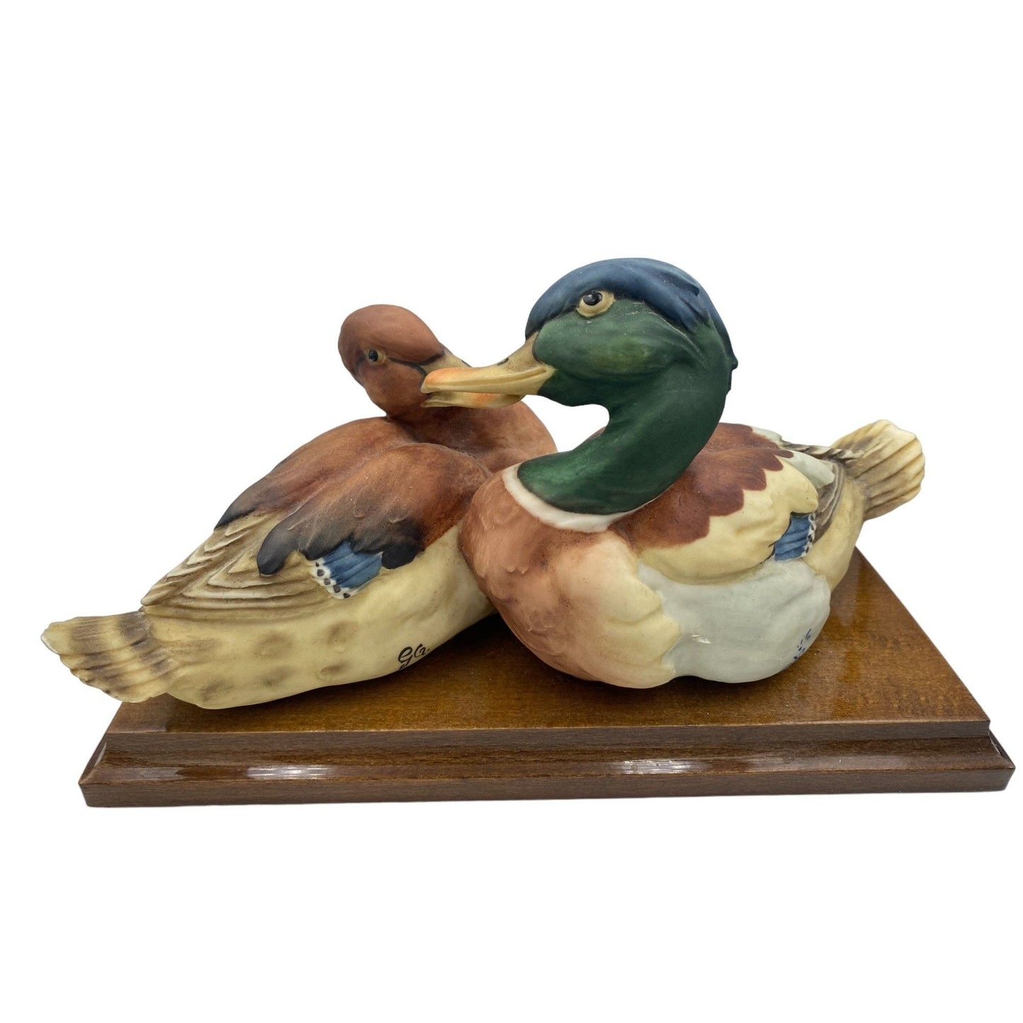 Giuseppe Armani Signed Capodimonte Porcelain Ducks