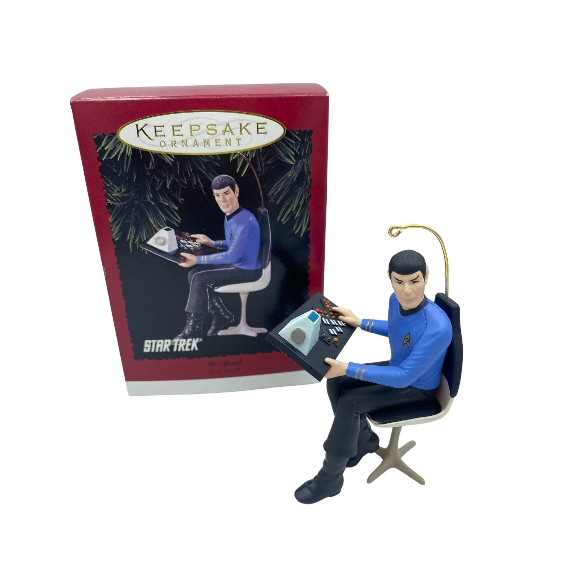 Vintage Spock from Star Trek Ornament Collectable 1996 by Keepsake