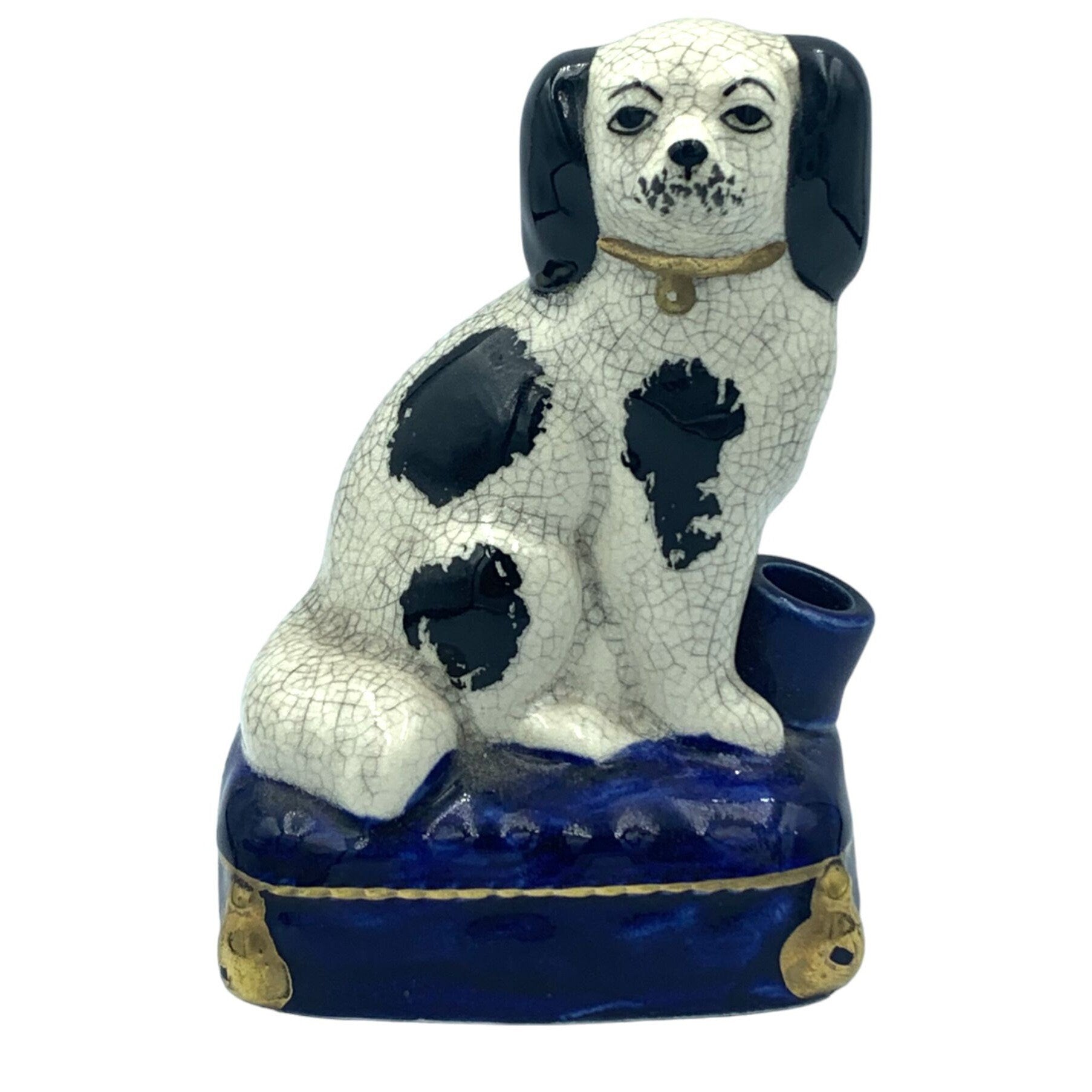 Vintage Fitz & Floyd Staffordshire Dog Pen Holder