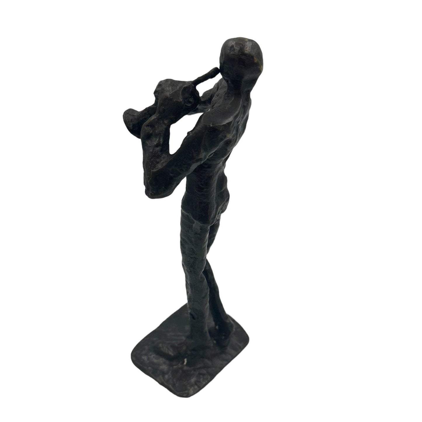 Set of 3 Bronze Cast Musician Art Figurines