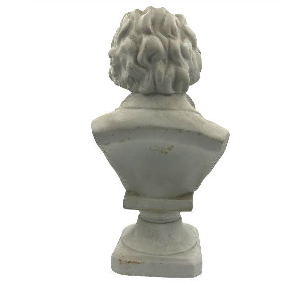 Antique Beethoven and Mozart Porcelain Busts