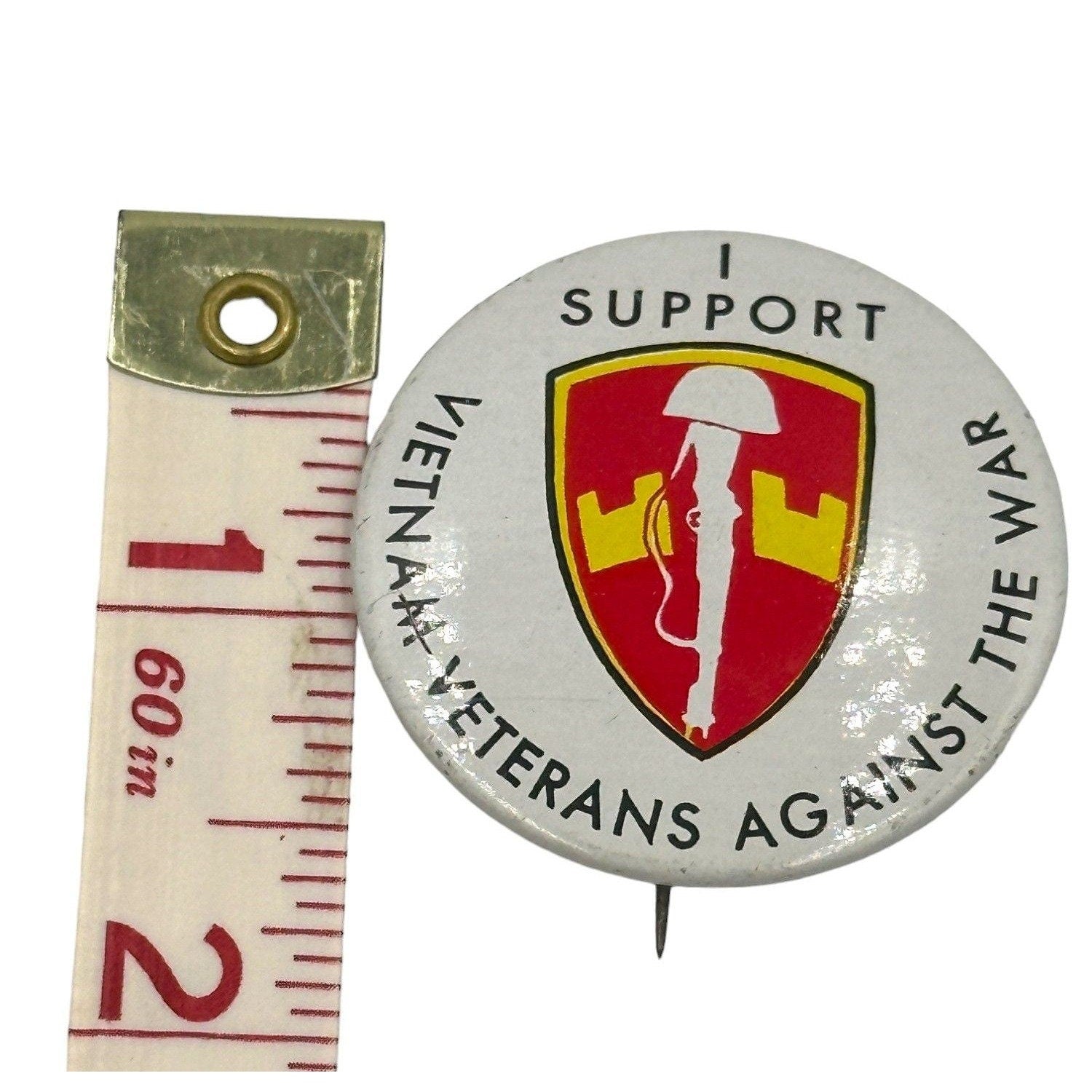 I Support Vietnam Veterans Against The War-Vintage Pin