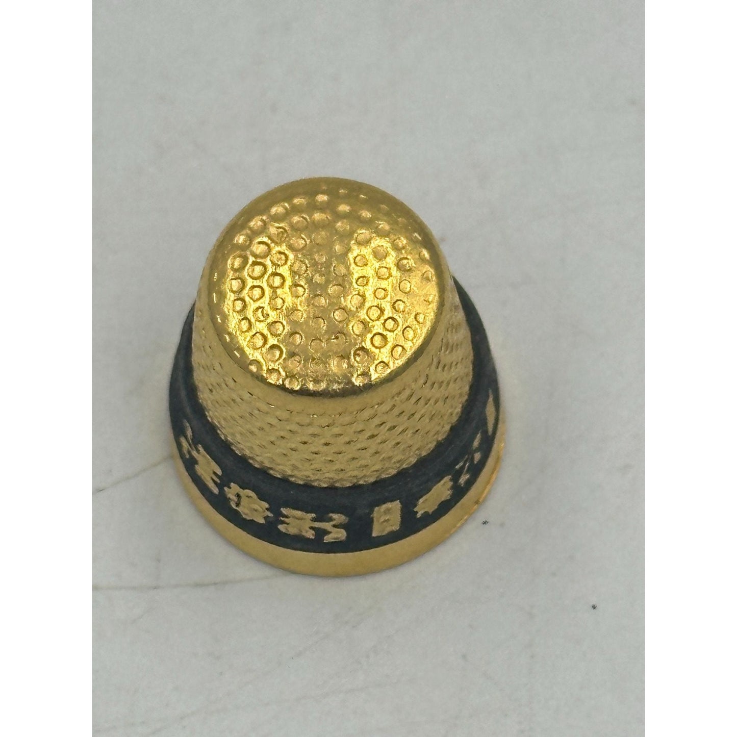 Vintage Collectable City Gold Thimble "Toledo"