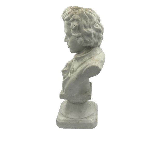 Antique Beethoven and Mozart Porcelain Busts