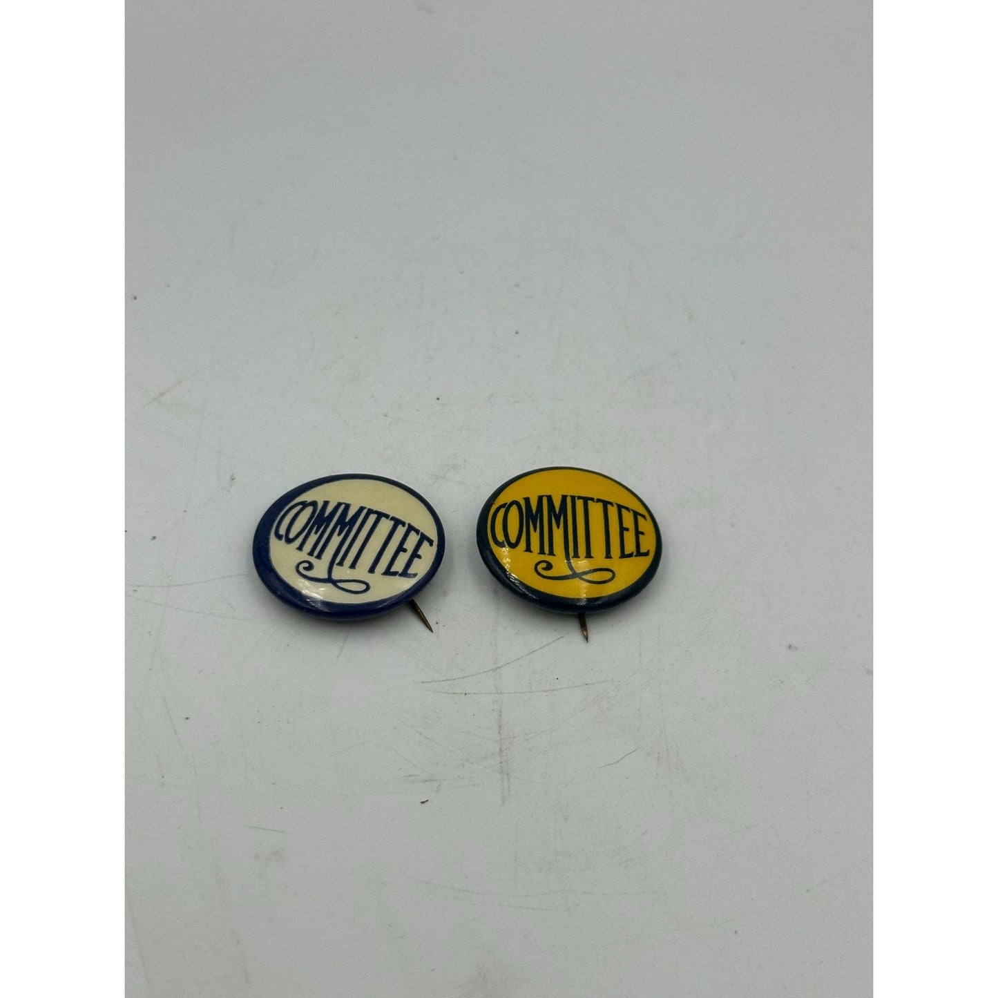 Pair of Vintage Committee Pins by James Spencer and Co.