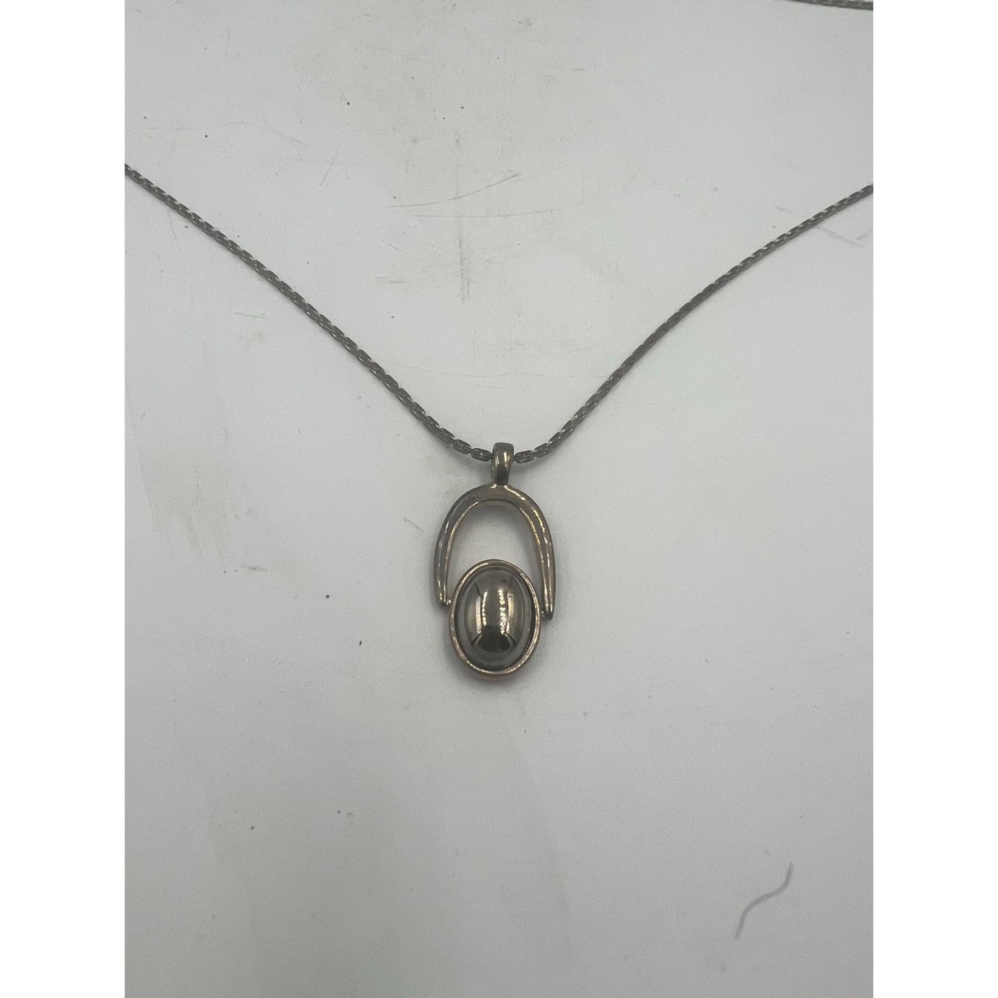 Vintage Brilliant Reversable Silver Necklace