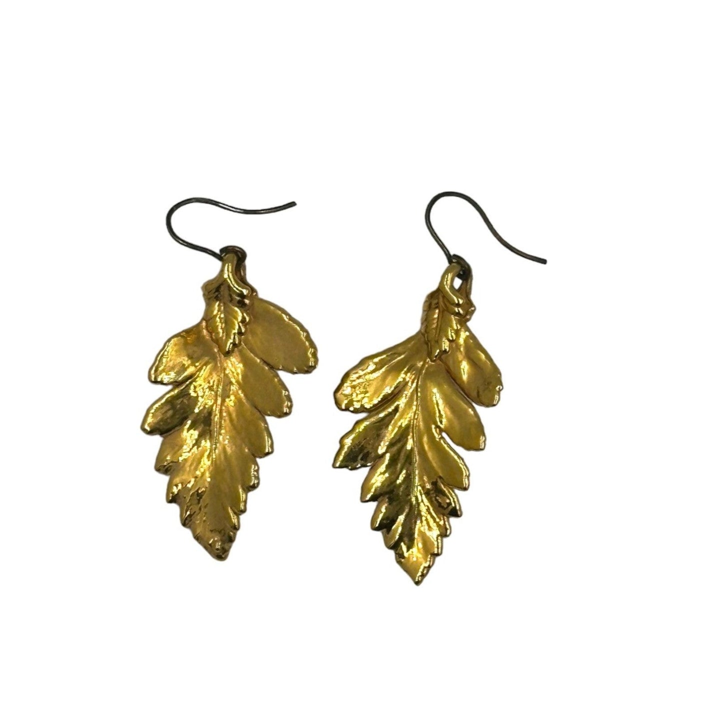 Vintage Gold "Leaf" earrings